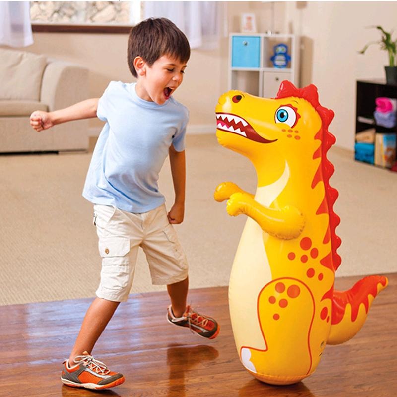 【Rising】（造型充氣不倒翁）44672 44669 不倒翁 療育 出氣筒 恐龍不倒翁 拳擊不倒翁 放電玩具-細節圖5