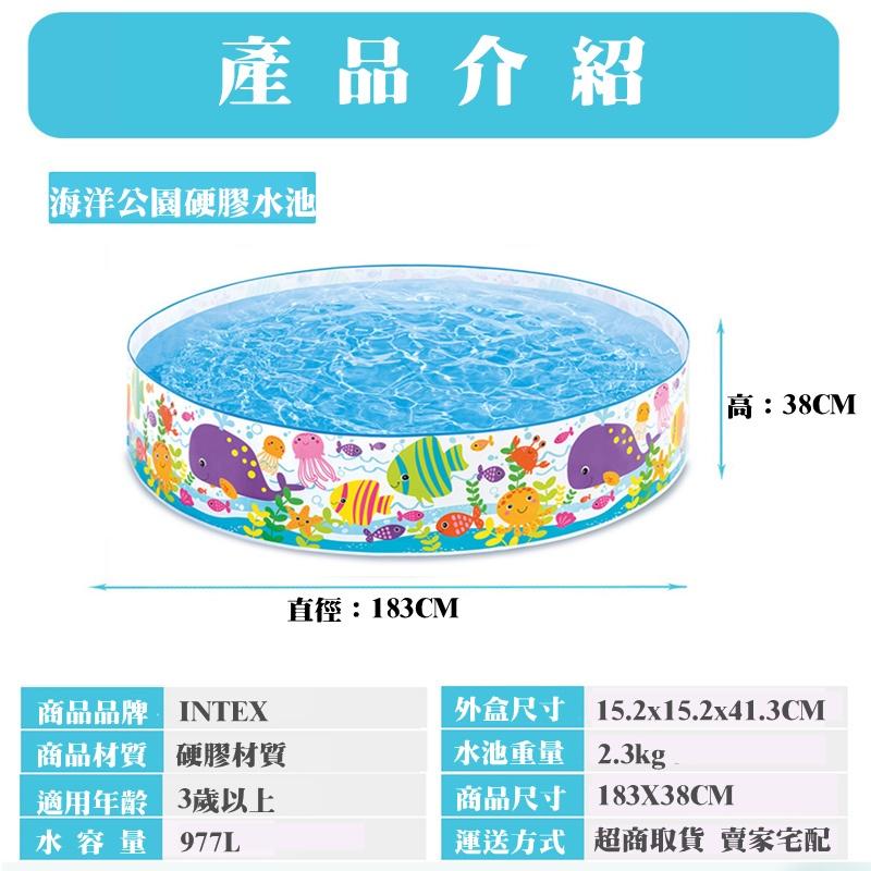 【Rising】（INTEX 硬膠水池）塑膠泳池 免充氣游泳池 硬膠游泳池 戲水池 游泳池 球池 遊戲池 儲水池-細節圖4