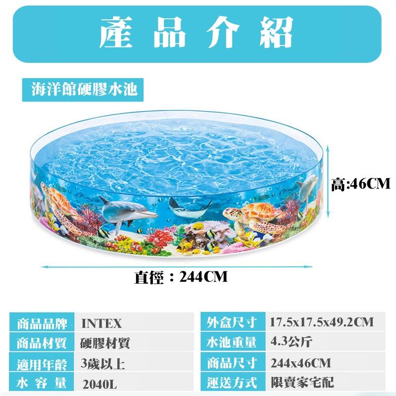 【Rising】（INTEX 硬膠水池）塑膠泳池 免充氣游泳池 硬膠游泳池 戲水池 游泳池 球池 遊戲池 儲水池-細節圖5