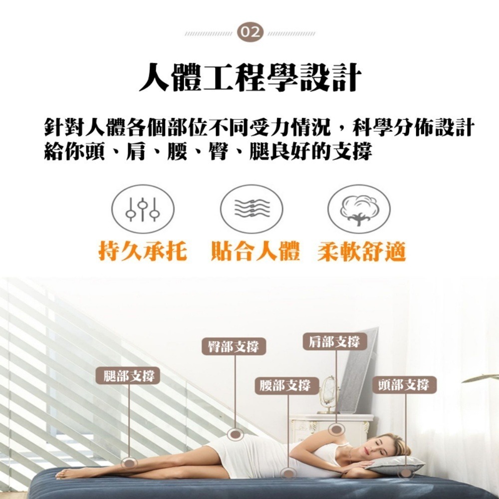 【7-ELEVEN 門市團購】美國品牌intex 植絨充氣床 單人加大 雙人床墊 充氣床墊 充氣床 氣墊床 休閒床墊-細節圖7