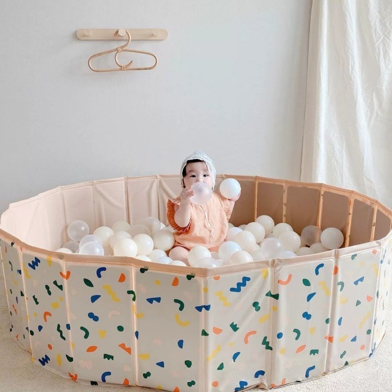 【7-ELEVEN 門市團購】免充氣折疊泳池 球池 沙坑 收納池兒童泳池 寵物泳池 兒童戲水池 折疊球池 寵物戲水池-細節圖4