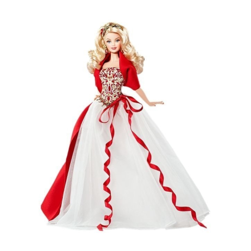 芭比娃娃－2010 Holiday Barbie Doll，優惠價1600元不含郵