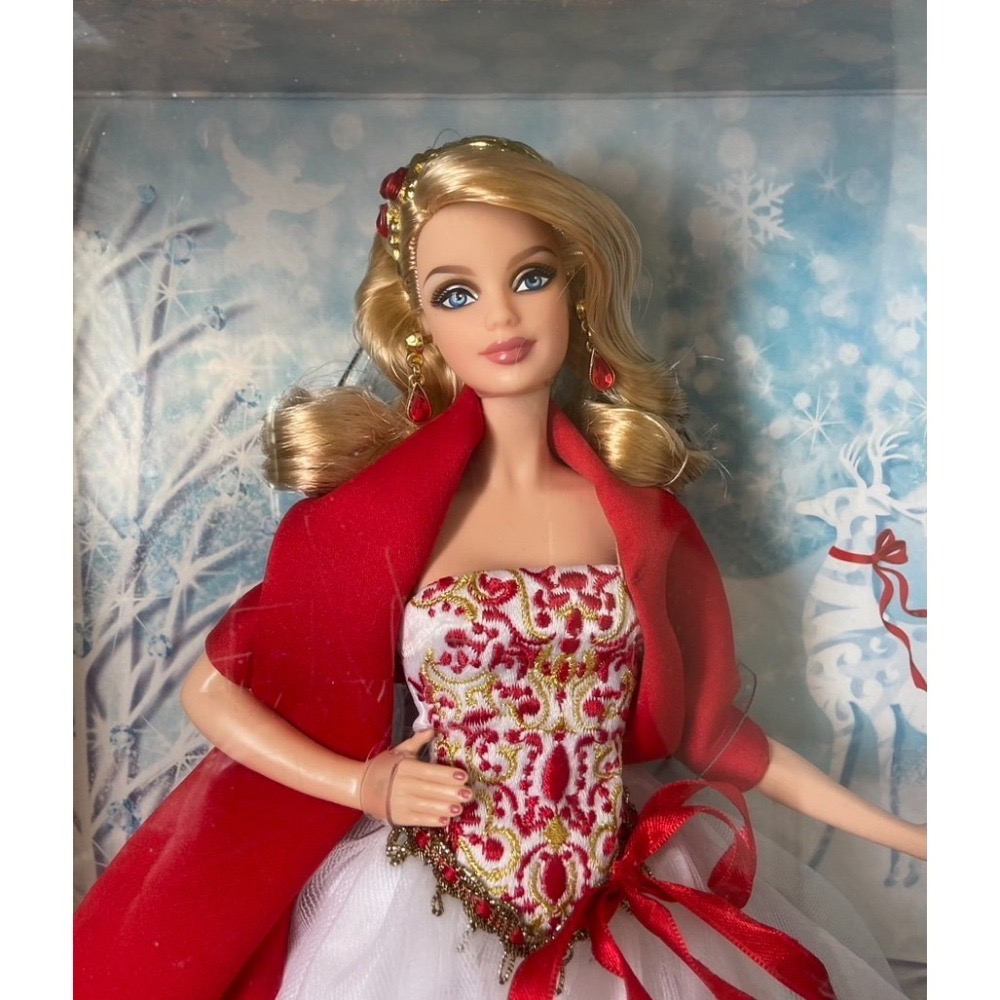 芭比娃娃－2010 Holiday Barbie Doll，優惠價1600元不含郵-細節圖2
