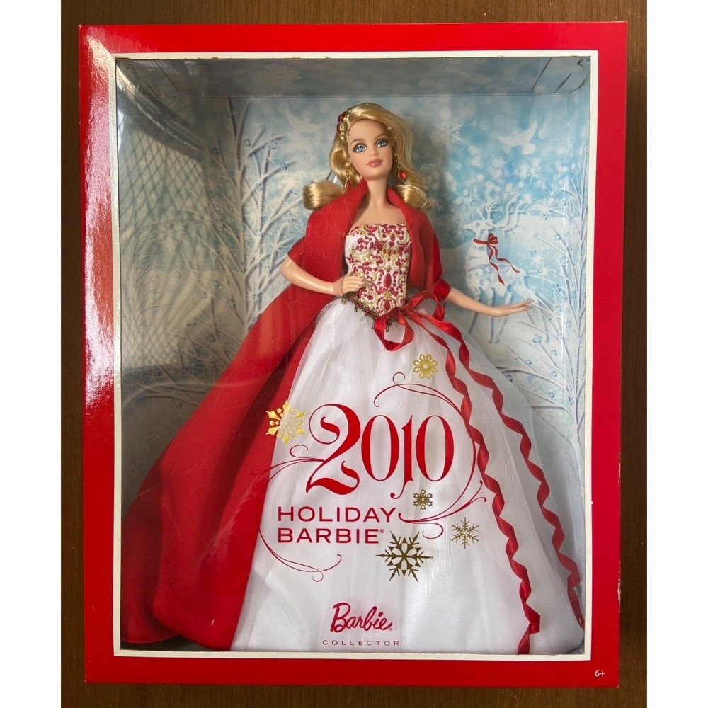 芭比娃娃－2010 Holiday Barbie Doll，優惠價1600元不含郵-細節圖3