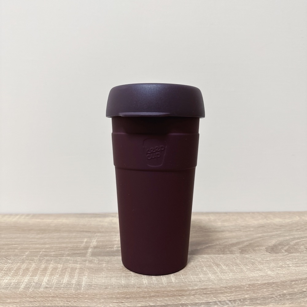 ［二手 9成9新］keep cup雙層真空隨行杯 L號16oz/454ml 甜酒紅-細節圖2