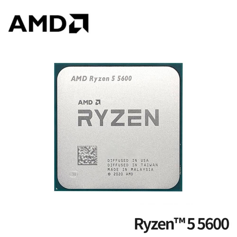 現貨【AMD】Ryzen R5-5600｜6核12緒｜3.5G /↑4.4G｜平輸盒裝｜AM4｜無內顯-細節圖2