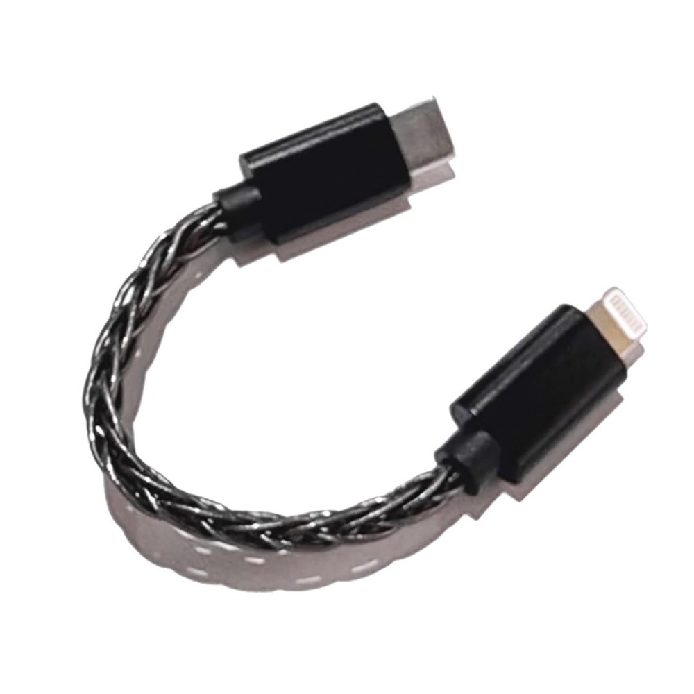現貨【FiiO】LT-LT2 Type-C轉Lightning 8N單晶銅鍍銀轉接線｜USB-C轉Lightning線材-細節圖2