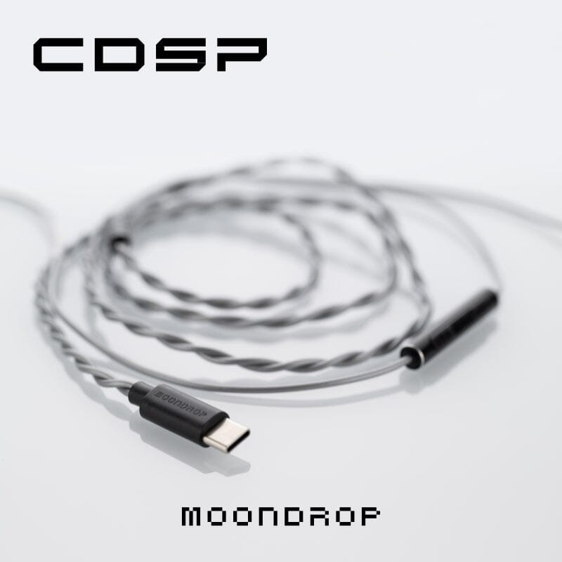 現貨【水月雨】MoonDrop CDSP Dsp 帶麥線 ｜4N無氧銅鍍銀升級線｜Type-C插頭｜0.78插針-細節圖3