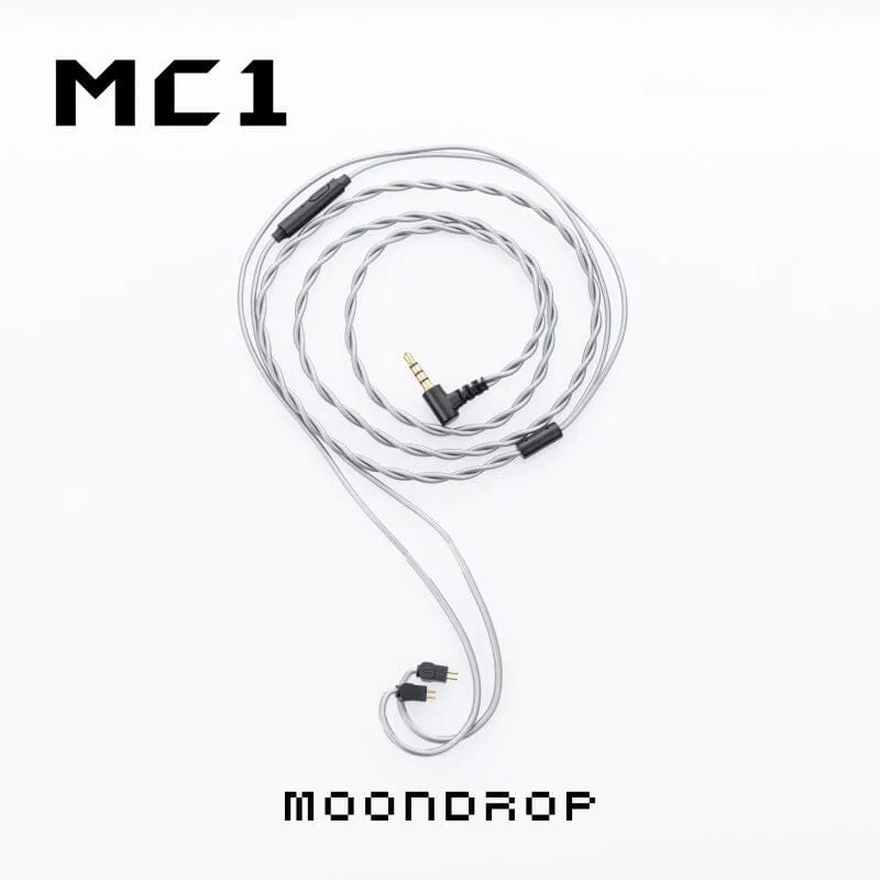 現貨【水月雨】MoonDrop MC1｜多用途4N無氧銅鍍銀帶麥升級線｜獨立線控｜0.78插針｜3.5mm-細節圖2