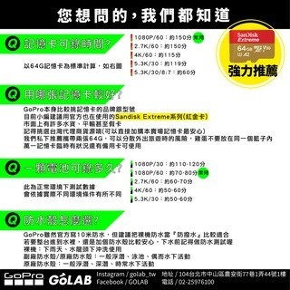 需統編請備註 GOLAB GoPro 11 Black 台灣代理商公司貨-細節圖3