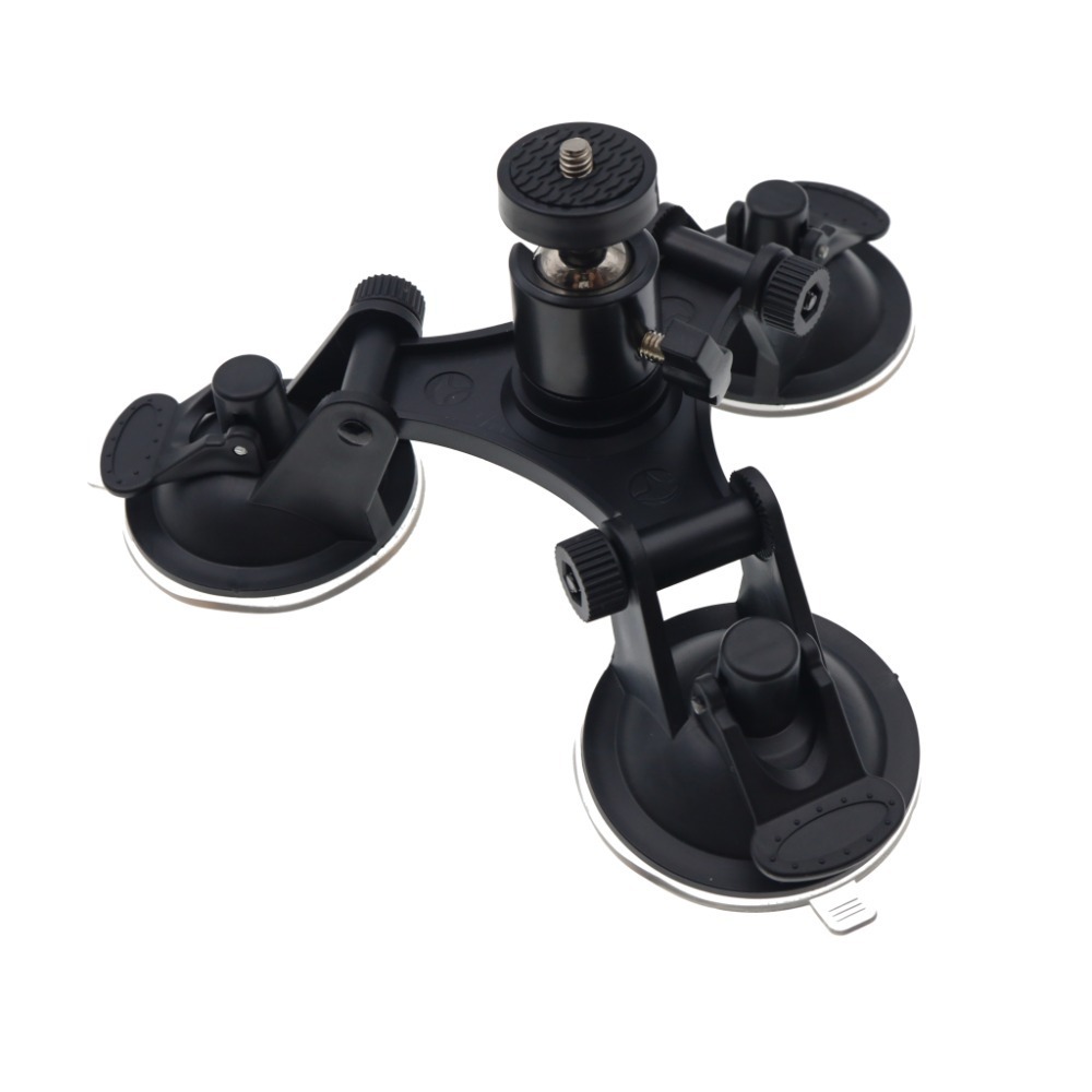 需統編請備註 GOLAB GoPro 副廠 三角吸盤(1/4螺絲孔+轉接頭) 車用吸盤底座 吸盤-細節圖2