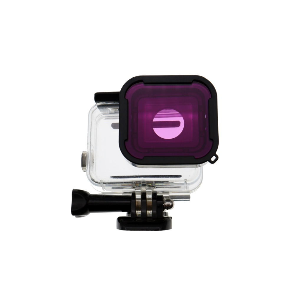 需統編請備註 GOLAB GoPro 5/6/7 Black 原廠防水殼專用濾鏡  洋紅色 潛水 玩水 防水殼 潛水-細節圖2