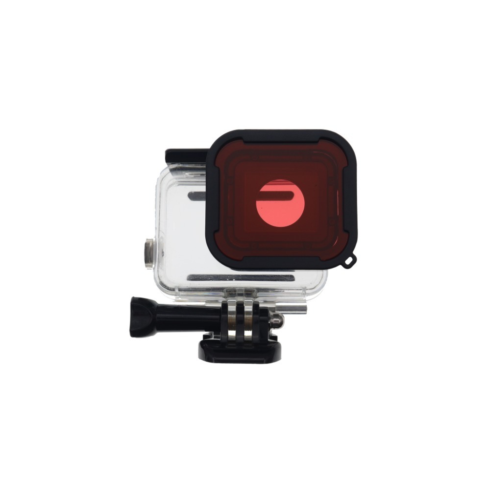 需統編請備註 GOLAB GoPro 5/6/7 Black 原廠防水殼專用濾鏡 紅色 潛水 玩水 防水殼 潛水-細節圖3