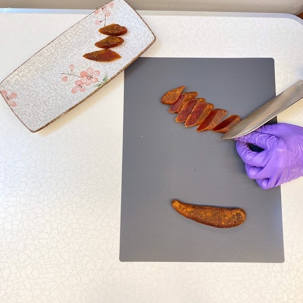 【單片販售】野生烏魚子 【一口烏魚子】拆開即可食(冷凍配送賣場)-細節圖2