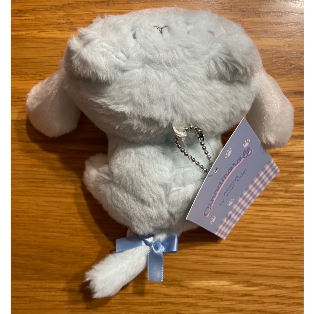奶油點心兔：Sanrio 來我家看貓系列，藍色貓咪造型大耳狗絨毛娃娃、玩偶吊飾~2024年-細節圖5