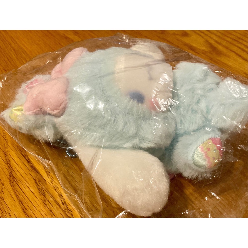 奶油點心兔：2024年Sanrio 復活節商品，大耳狗藍色兔兔 仙子、精靈 翅膀造型玩偶吊飾～復活節兔子-細節圖2