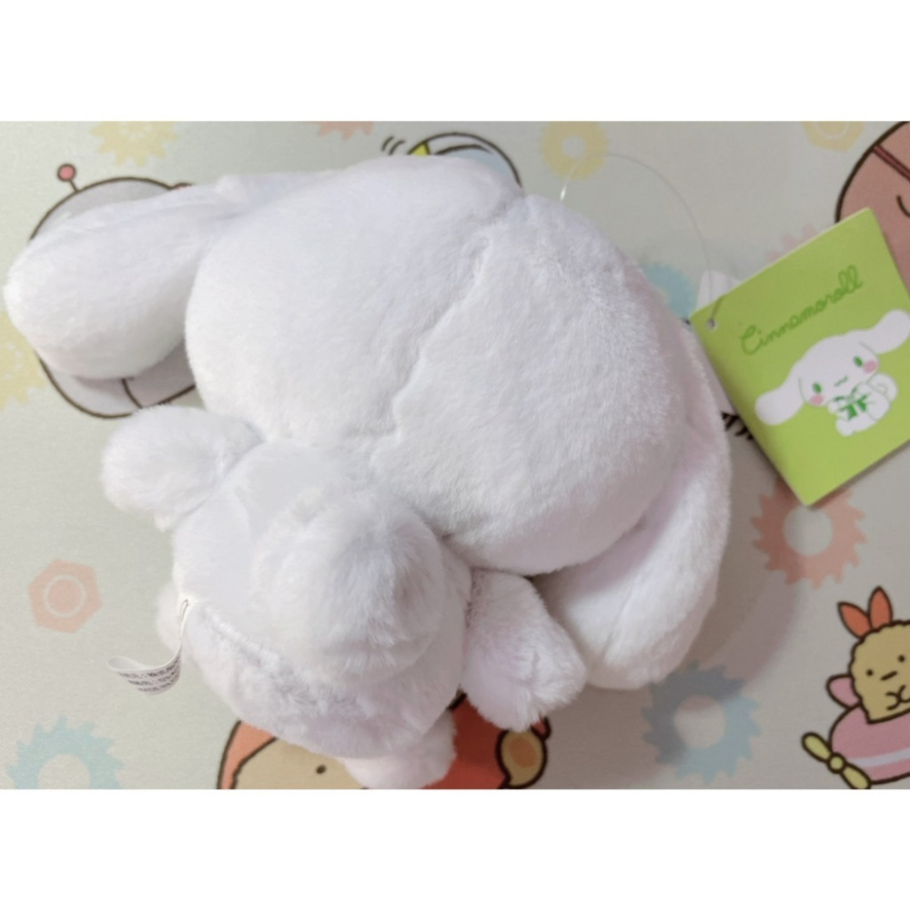 奶油點心兔：日本限定九彩系列，大耳狗喜拿綠色愛心寶石💎+翅膀蝴蝶結🎀造型絨毛吊飾娃娃~亮綠色/翡翠綠~CN001-細節圖3