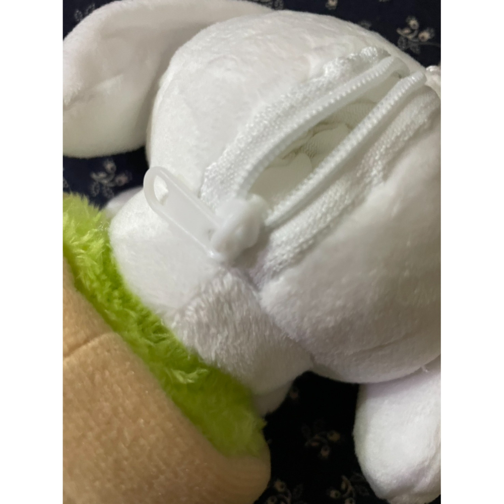 奶油點心兔~日本sanrio，大耳狗可愛盆栽造型絨毛拉鍊吊飾娃娃-細節圖4