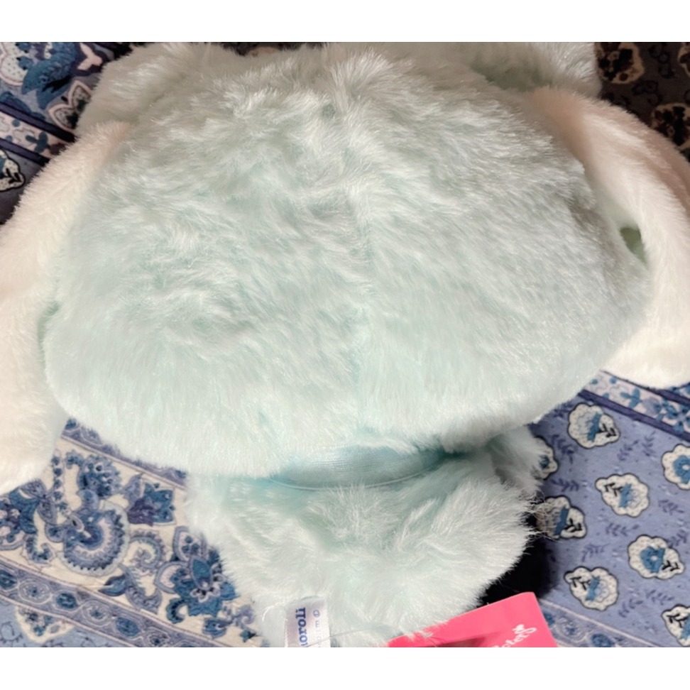 奶油點心兔~2023年大耳狗喜拿藍色貓咪造型長毛絨毛玩偶布娃-細節圖3