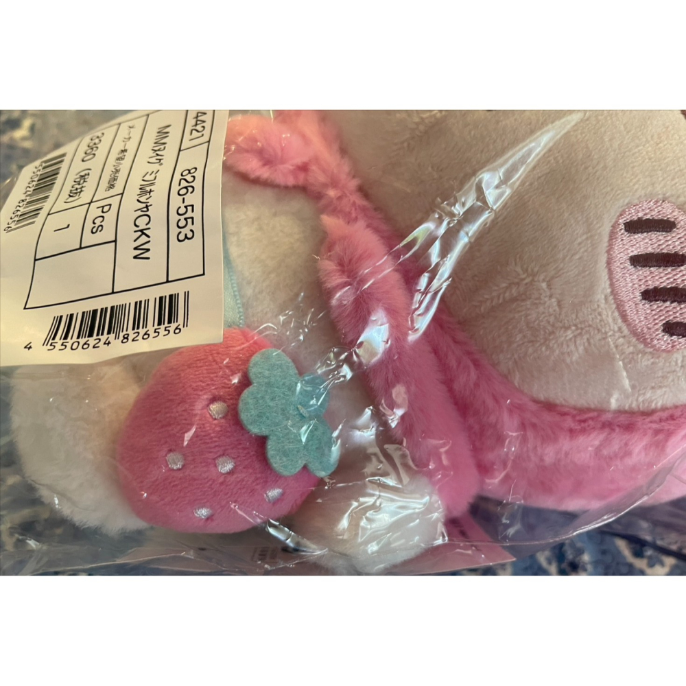 奶油點心兔~吉伊卡哇三麗鷗聯名，古本屋變裝美樂蒂大娃/絨毛玩偶-細節圖3