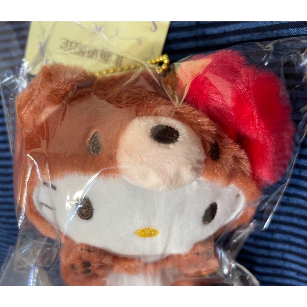 奶油點心兔：Sanrio北海道最新限定，Kitty棕色小熊吊飾娃-細節圖2
