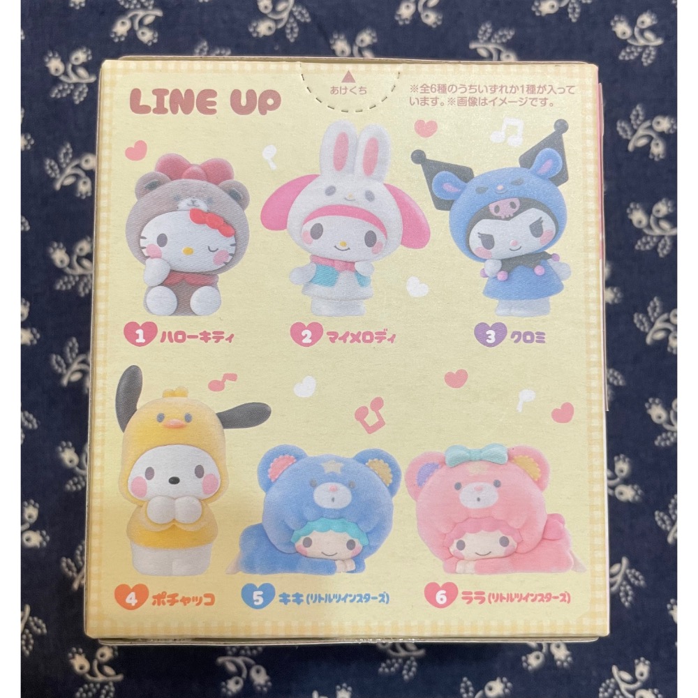 奶油點心兔：全新正版三麗鷗動物變裝植絨盒玩～Hello Kitty 確認款-細節圖3