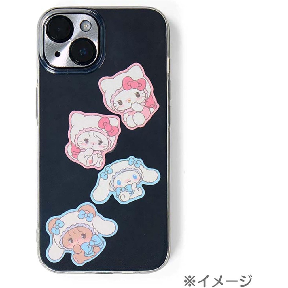 奶油點心兔～mikko illustrations x Sanrio 綜合貼紙包～美樂蒂、庫洛米、kitty、大耳狗-細節圖4