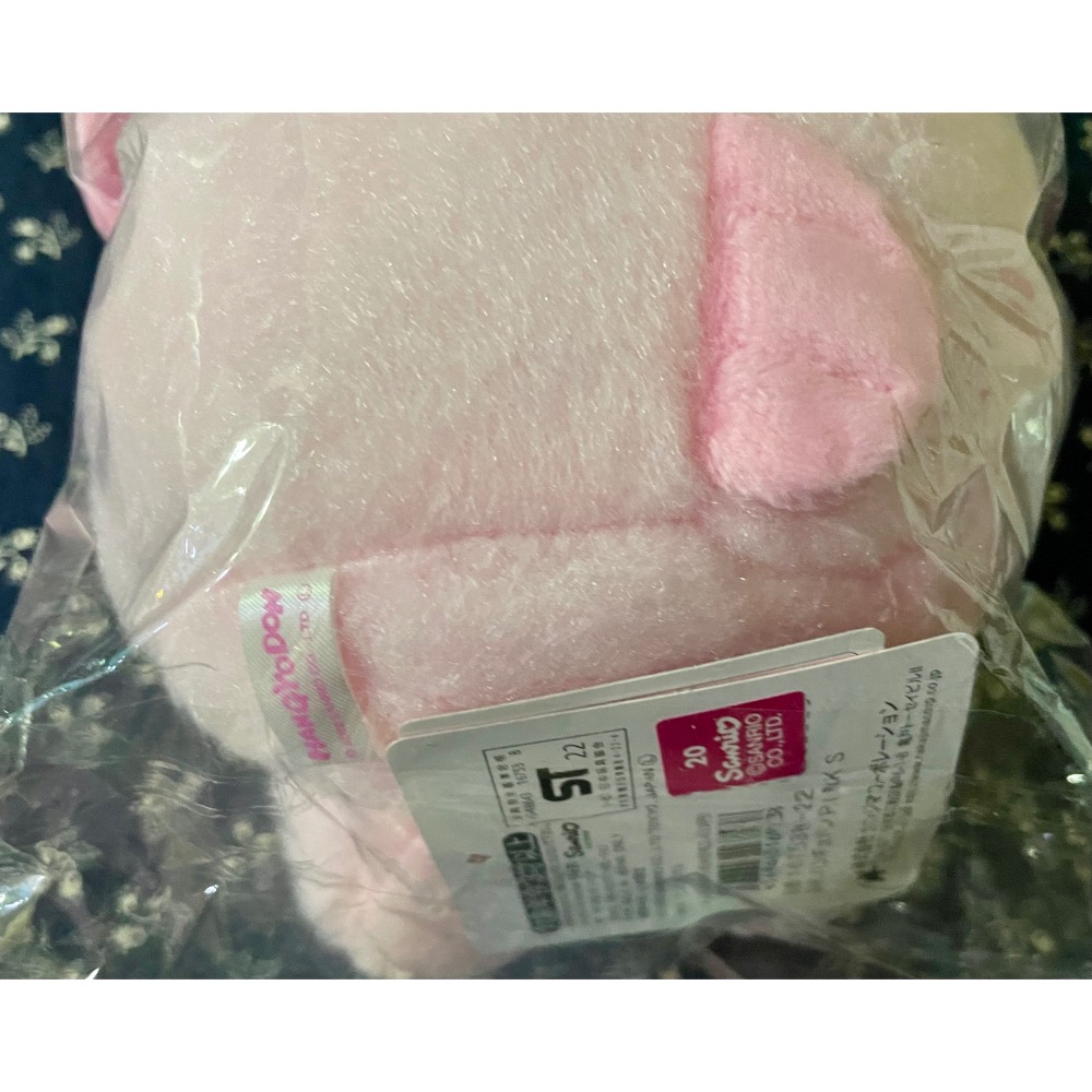 奶油點心兔：人魚漢頓粉紅色絨毛玩偶-細節圖2