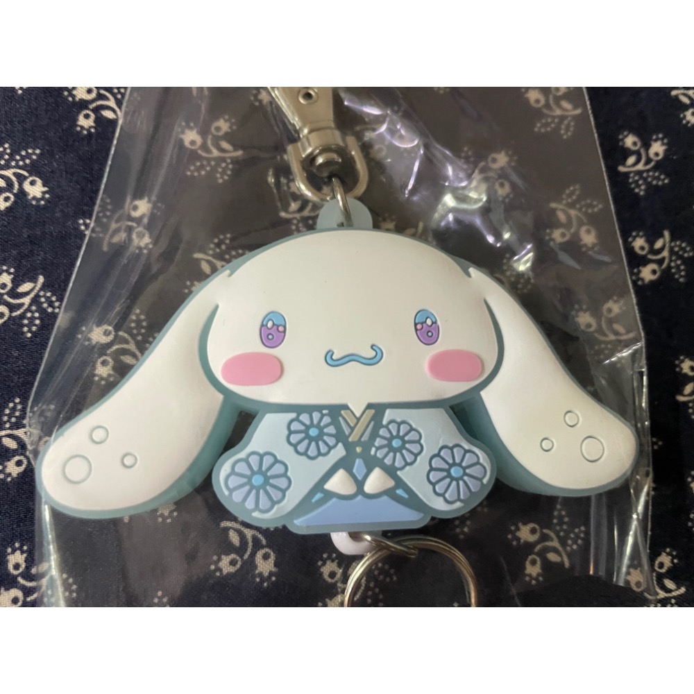 奶油點心兔：全新正版日本商品，大耳狗喜拿和服造型，可伸縮鑰匙圈吊飾-細節圖2