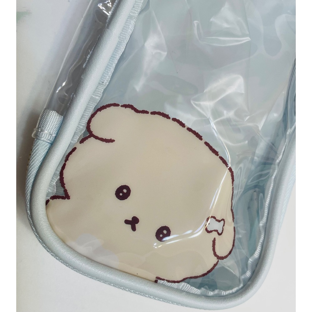 奶油點心兔：全新正版，意志薄弱醬小狗藍色娃娃痛包吊飾-細節圖2