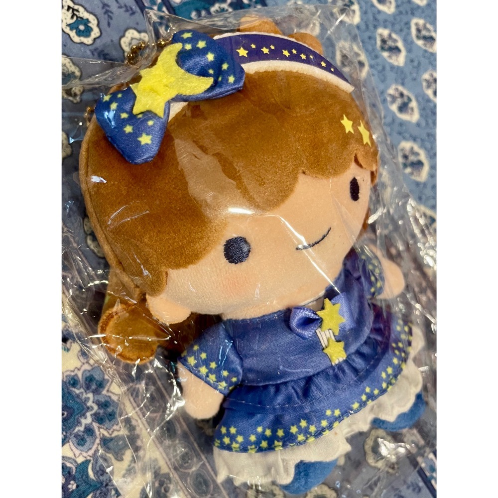 奶油點心兔：日本限定販售，夜晚的星空雙子星Kiki &Lala藍色星星套裝吊飾娃娃/絨毛玩偶吊飾一對-細節圖3
