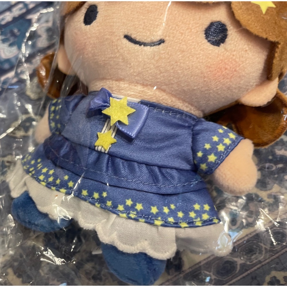 奶油點心兔：日本限定販售，夜晚的星空雙子星Kiki &Lala藍色星星套裝吊飾娃娃/絨毛玩偶吊飾一對-細節圖4