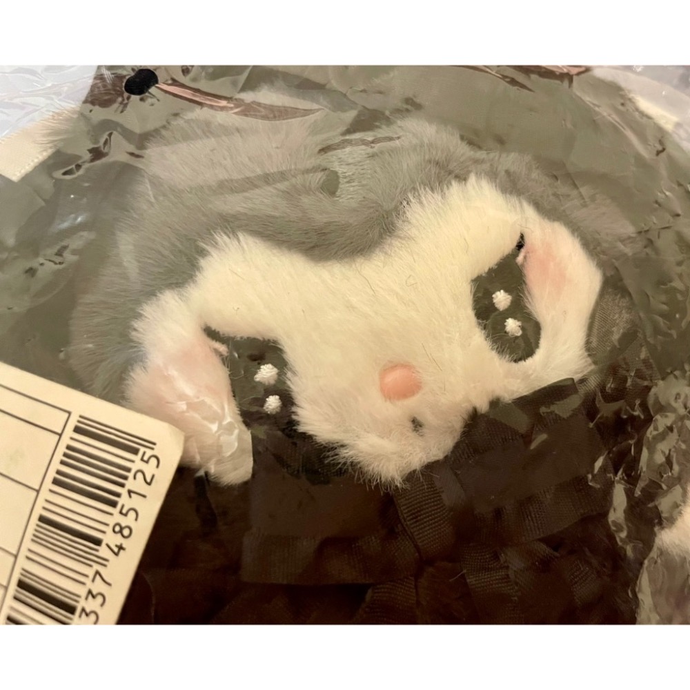 奶油點心兔~暗夜天使第三代~庫洛米/酷洛米/Kuromi黑色斗篷洋裝造型吊飾娃-細節圖2