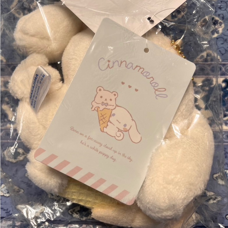奶油點心兔：大耳狗冰淇淋熊熊吊飾娃娃/絨毛玩偶吊飾～喜拿&小熊🐻-細節圖3