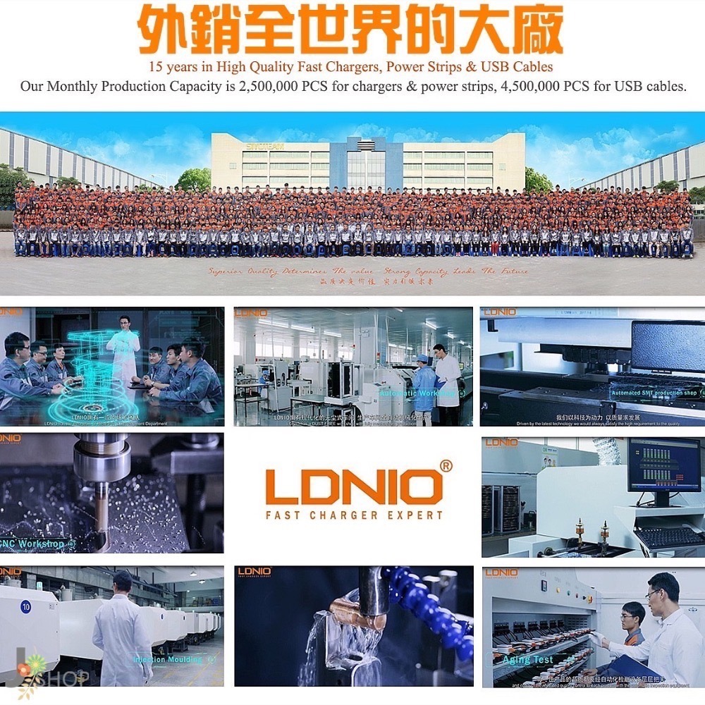 LDNIO 國際大廠 力德諾 GaN 氮化鎵 快充 70W 100W PD快充 充電器 TYPE C 豆腐頭 快充頭-細節圖9