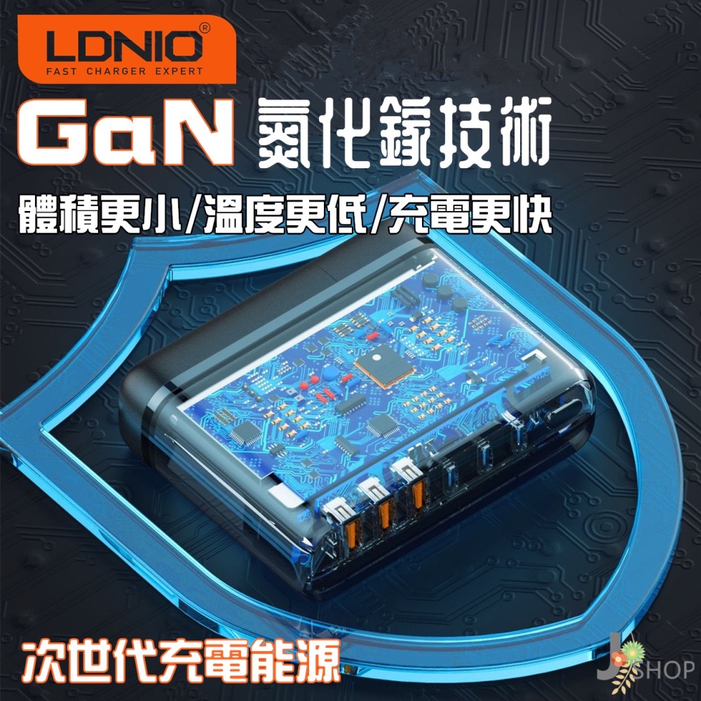 LDNIO 國際大廠 力德諾 GaN 氮化鎵 快充 140W PD快充 充電器 TYPE C 豆腐頭 快充頭-細節圖2