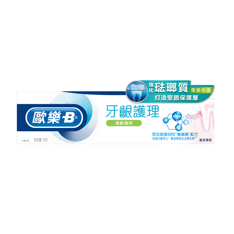 歐樂B Oral-B 專業牙齦護理牙膏 清新薄荷 溫和亮白 90g 總代理公司貨-規格圖1