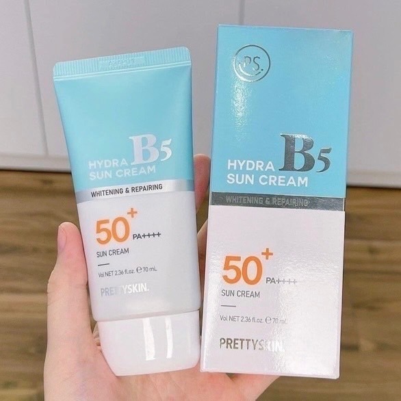 韓國PRETTYSKIN  B5修護防曬霜 70ml SPF50+ / PA++++-細節圖3