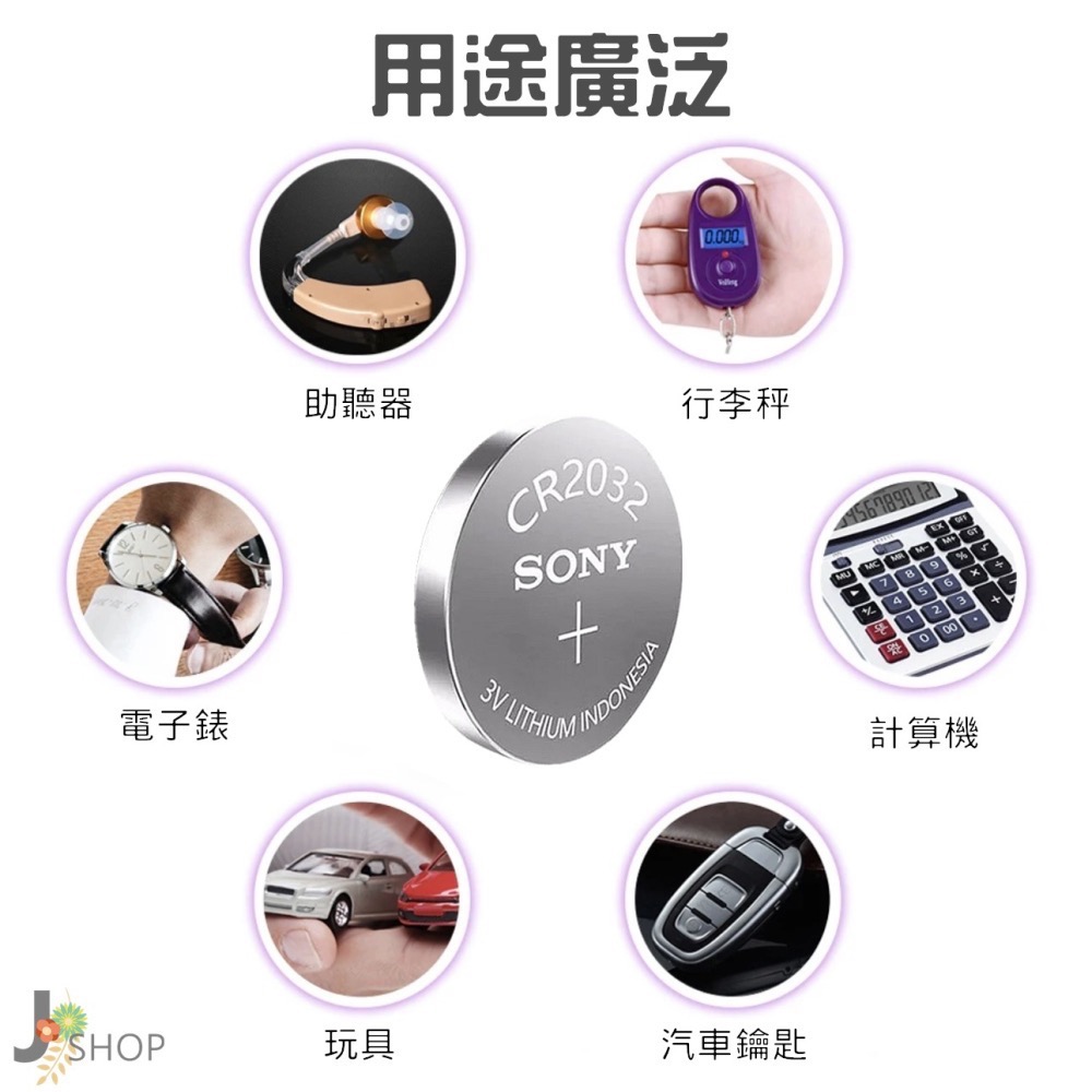 SONY 鈕扣電池 CR2032 CR2025 CR1632 LR44 SR621SW 手錶電池-細節圖7