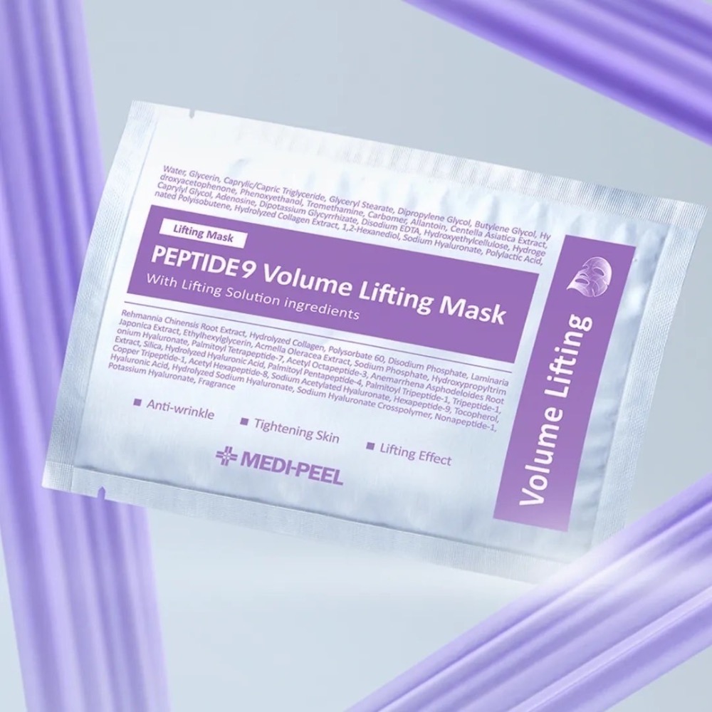 韓國Medi peel九胜肽豐盈緊緻面膜 50片/盒-細節圖5