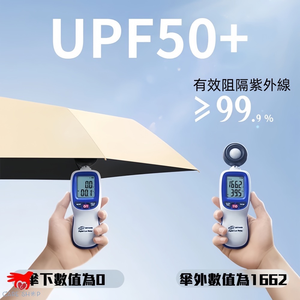 袖珍雨傘 SPF50+ 袖珍傘 迷你傘 雨傘 陽傘（附盒）-細節圖3