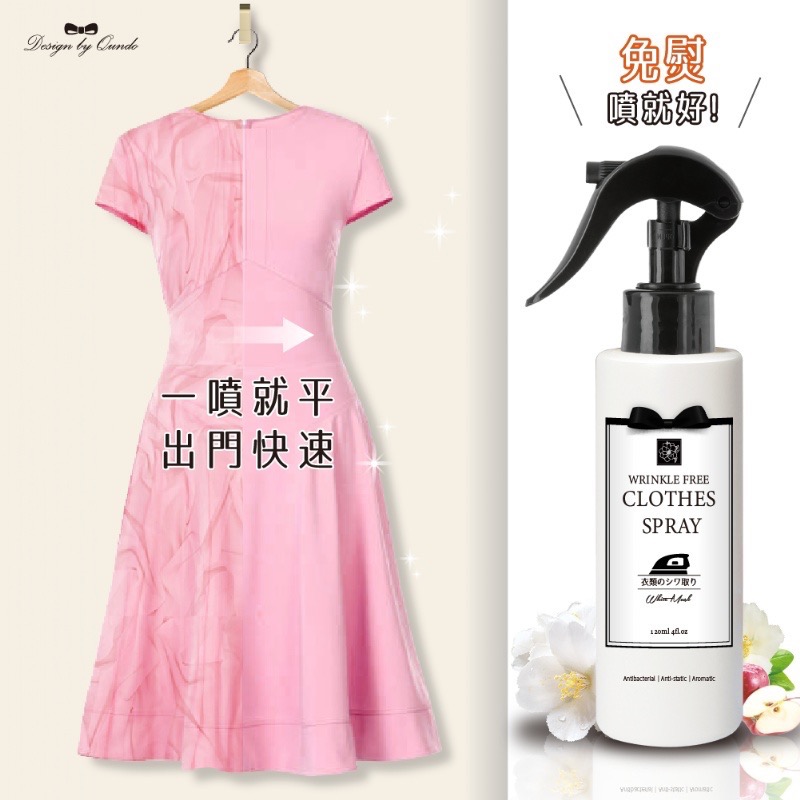 【康朵衣物除皺香水噴霧120ml (攜便式)】-細節圖4