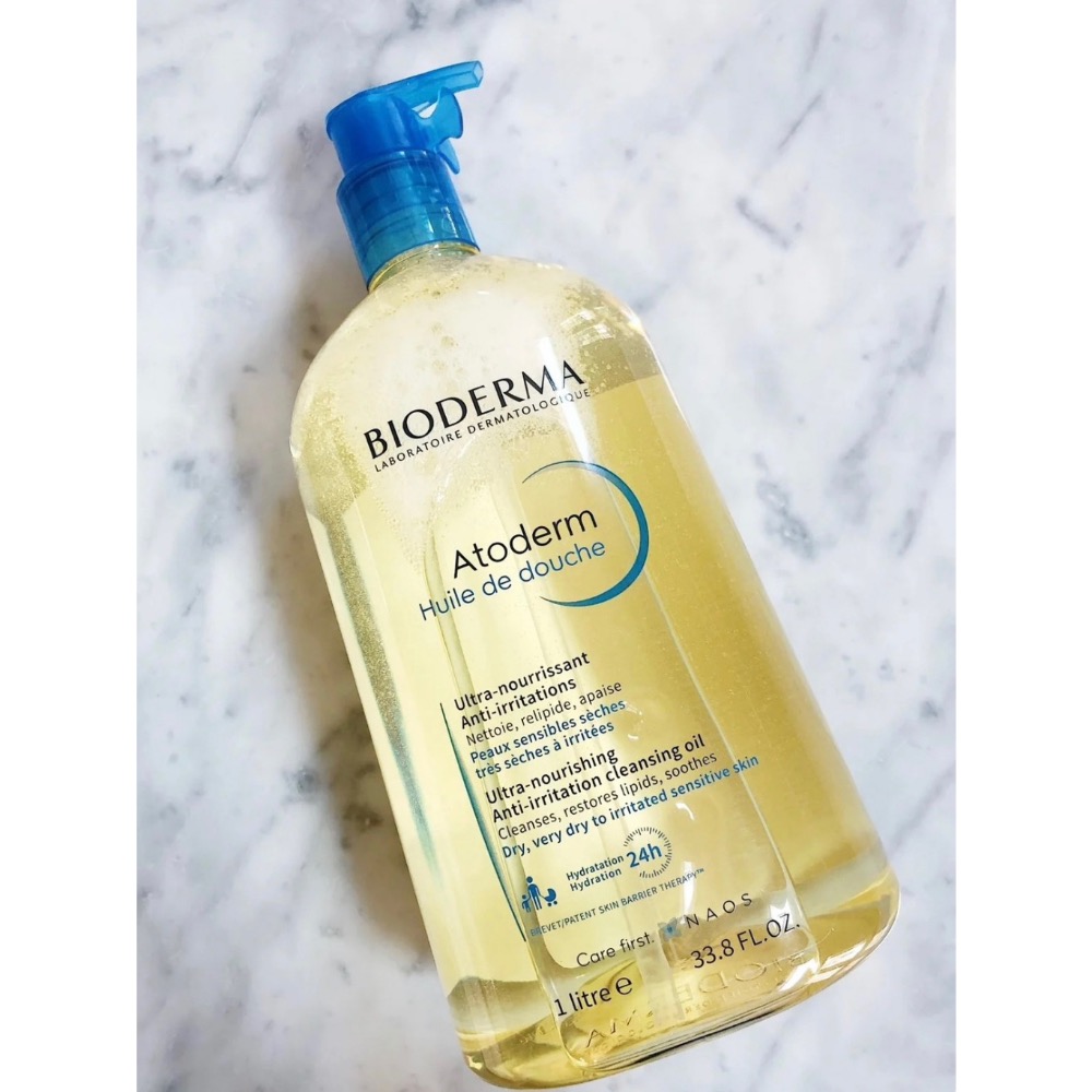 BIODERMA 舒益輕沐浴油1L-細節圖3