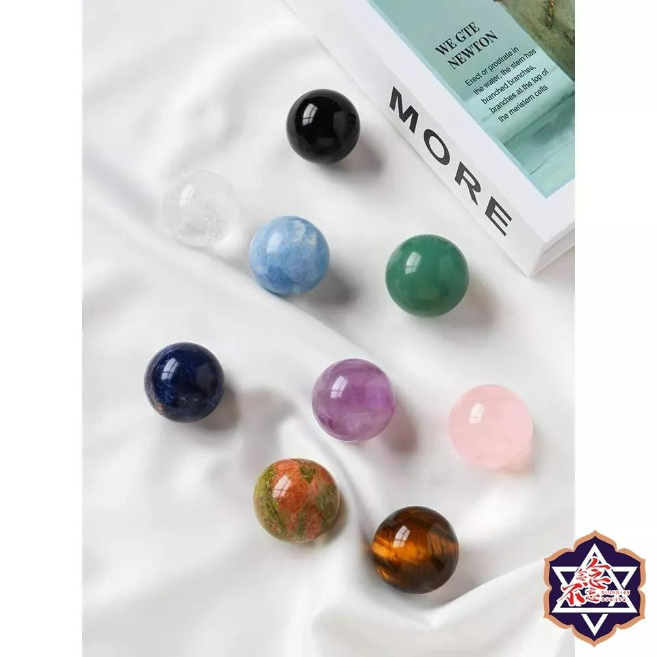 [水晶專賣24h出貨] 天然水晶 2CM 水晶球 擺件 無孔圓珠 圓球 天然珠子  水晶 玉石 風水擺飾 生日禮物-細節圖6