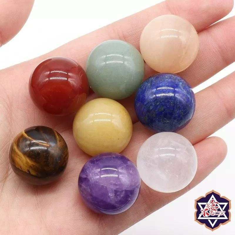 [水晶專賣24h出貨] 天然水晶 2CM 水晶球 擺件 無孔圓珠 圓球 天然珠子  水晶 玉石 風水擺飾 生日禮物-細節圖7