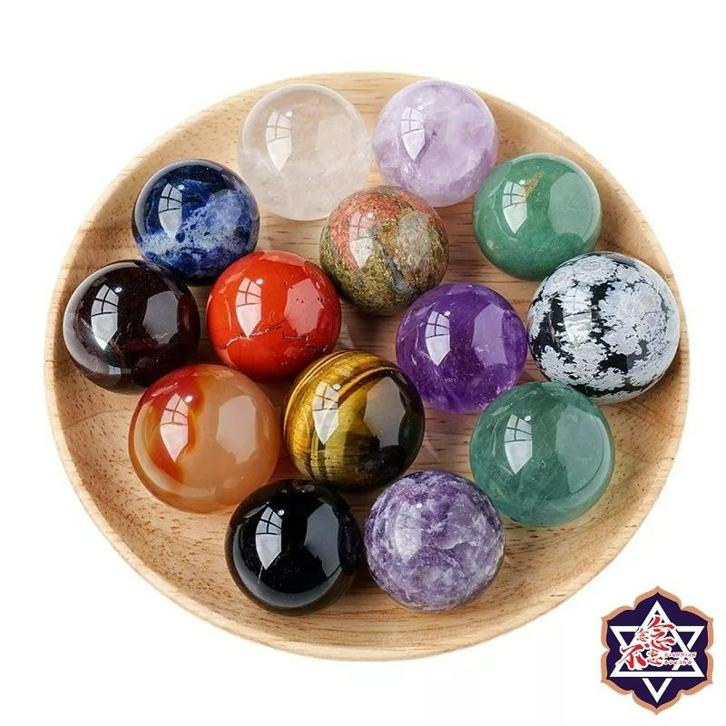 [水晶專賣24h出貨] 天然水晶 2CM 水晶球 擺件 無孔圓珠 圓球 天然珠子  水晶 玉石 風水擺飾 生日禮物-細節圖8