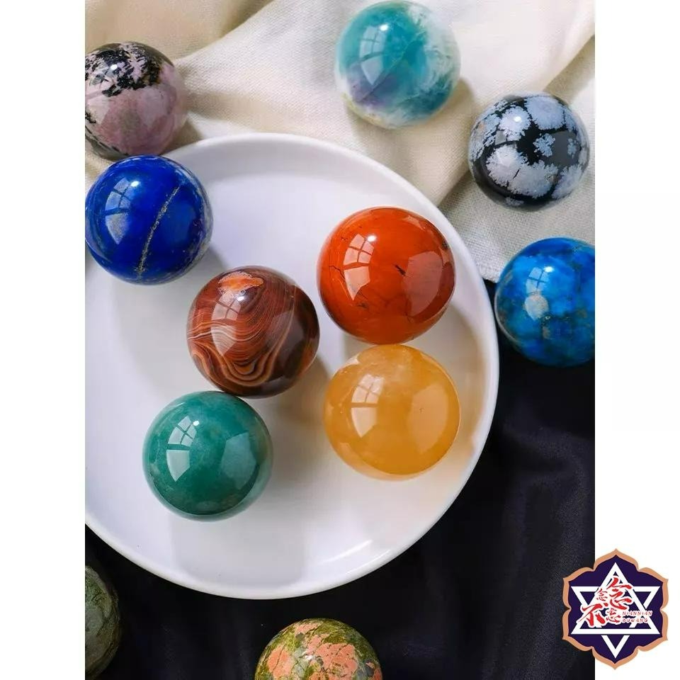 [水晶專賣24h出貨] 天然水晶 2CM 水晶球 擺件 無孔圓珠 圓球 天然珠子  水晶 玉石 風水擺飾 生日禮物-細節圖9