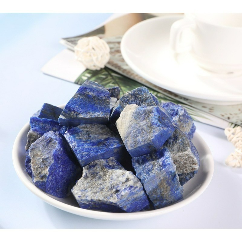 [水晶專賣24h出貨] 天然礦採 水晶原礦 青金石 擴香石 水晶擴香 水晶香薰石 精油擴香 水晶 能量石 風水-細節圖2