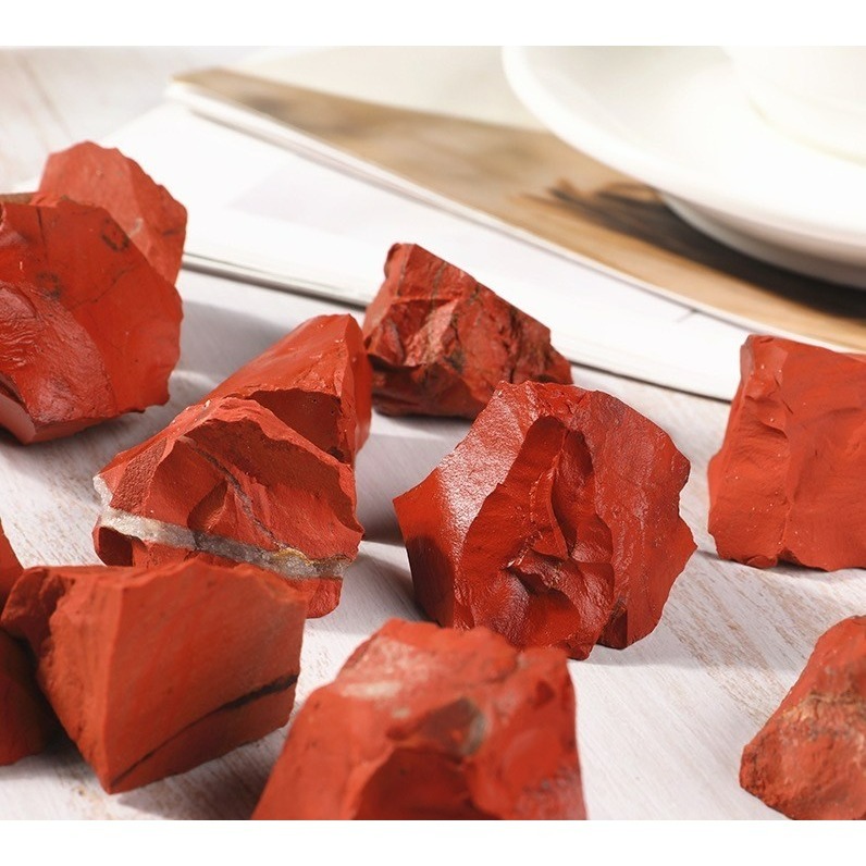 [水晶專賣24h出貨] 天然礦採 紅碧玉 擴香石 水晶擴香 水晶原礦 水晶香薰石 精油擴香 水晶 能量石 風水-細節圖2