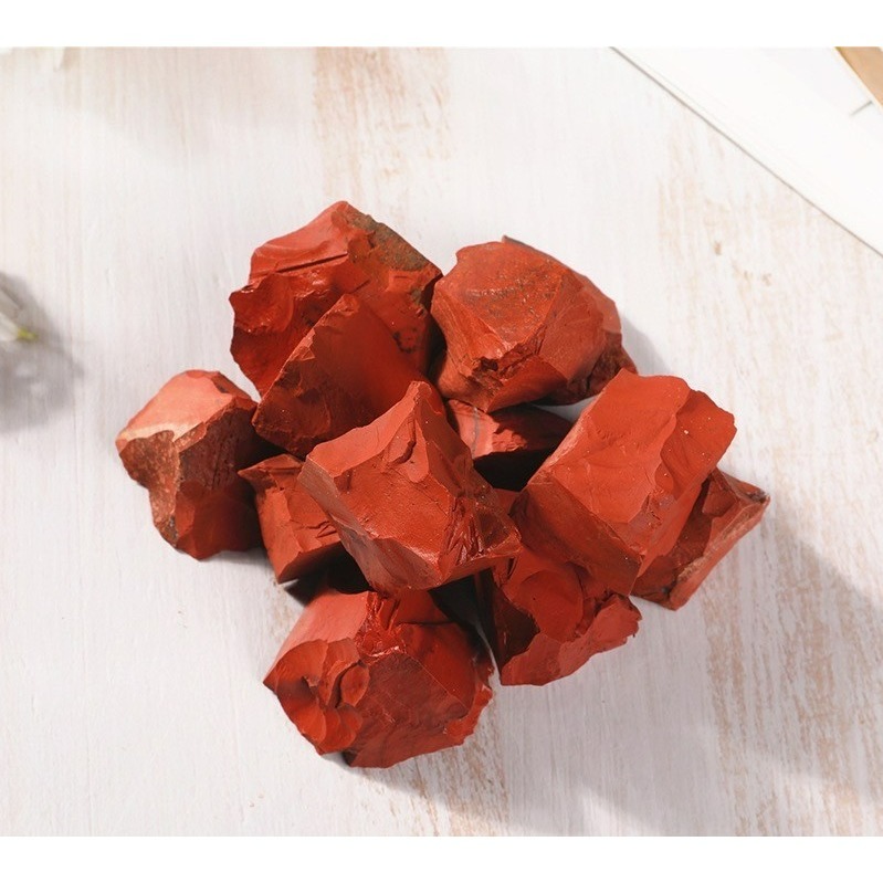 [水晶專賣24h出貨] 天然礦採 紅碧玉 擴香石 水晶擴香 水晶原礦 水晶香薰石 精油擴香 水晶 能量石 風水-細節圖3